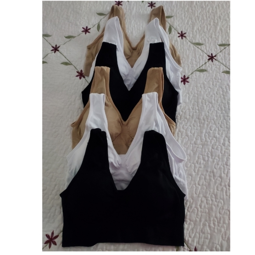 BIG PRICE DROP!!  QTY 6 - PULL-ON BRAS               (*PLEASE READ) - Picture 4 of 11